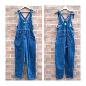 Vintage Lee Denim Apron Overalls Size 5 Small 90s Y2K